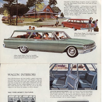 1961 Ford Full Size Brochure Canada 14-15