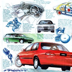 1994 Ford EF Falcon Futura Foldout-Side B