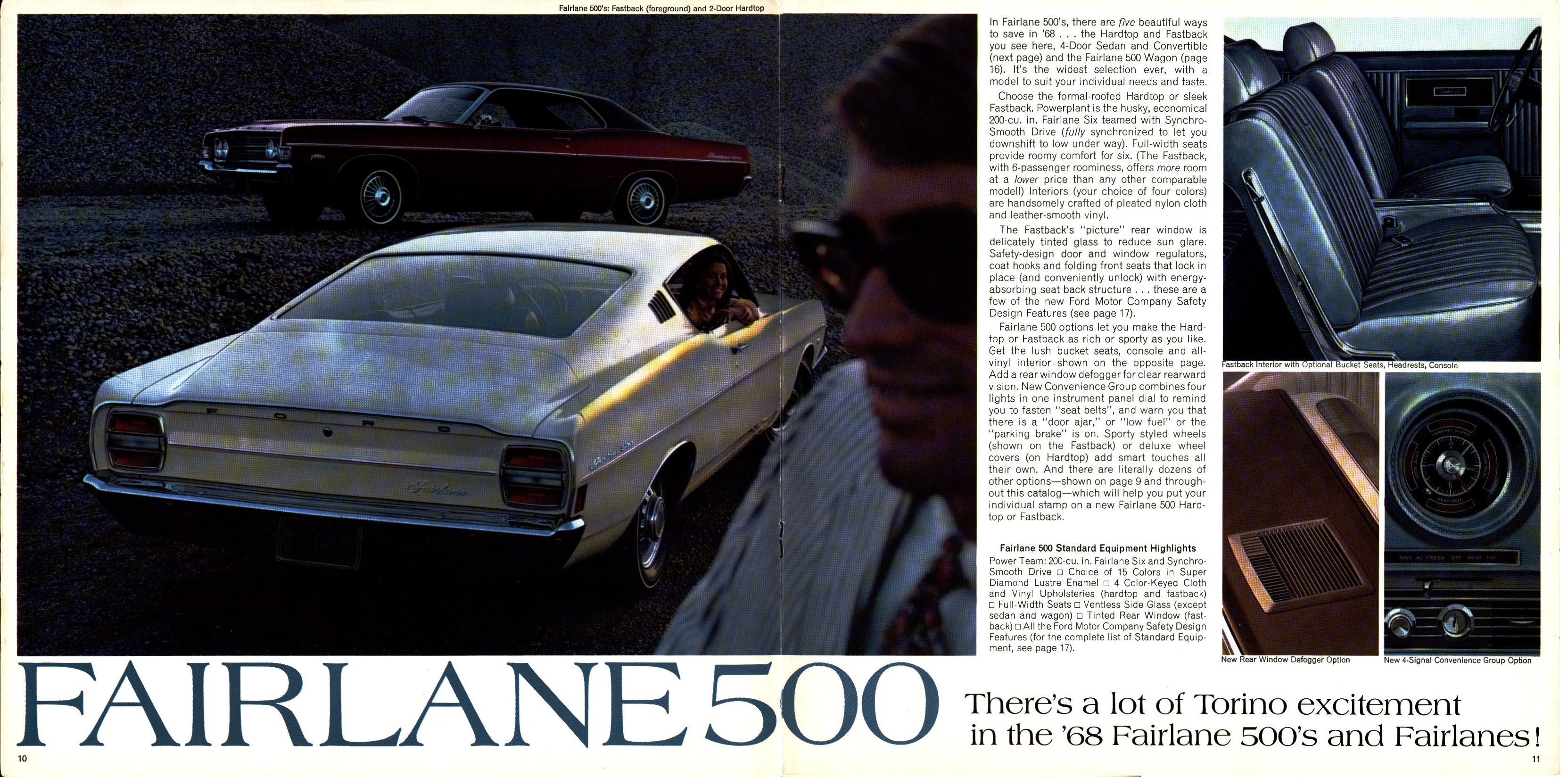 1968 Ford Torino and Fairlane Brochure Canada 10-11