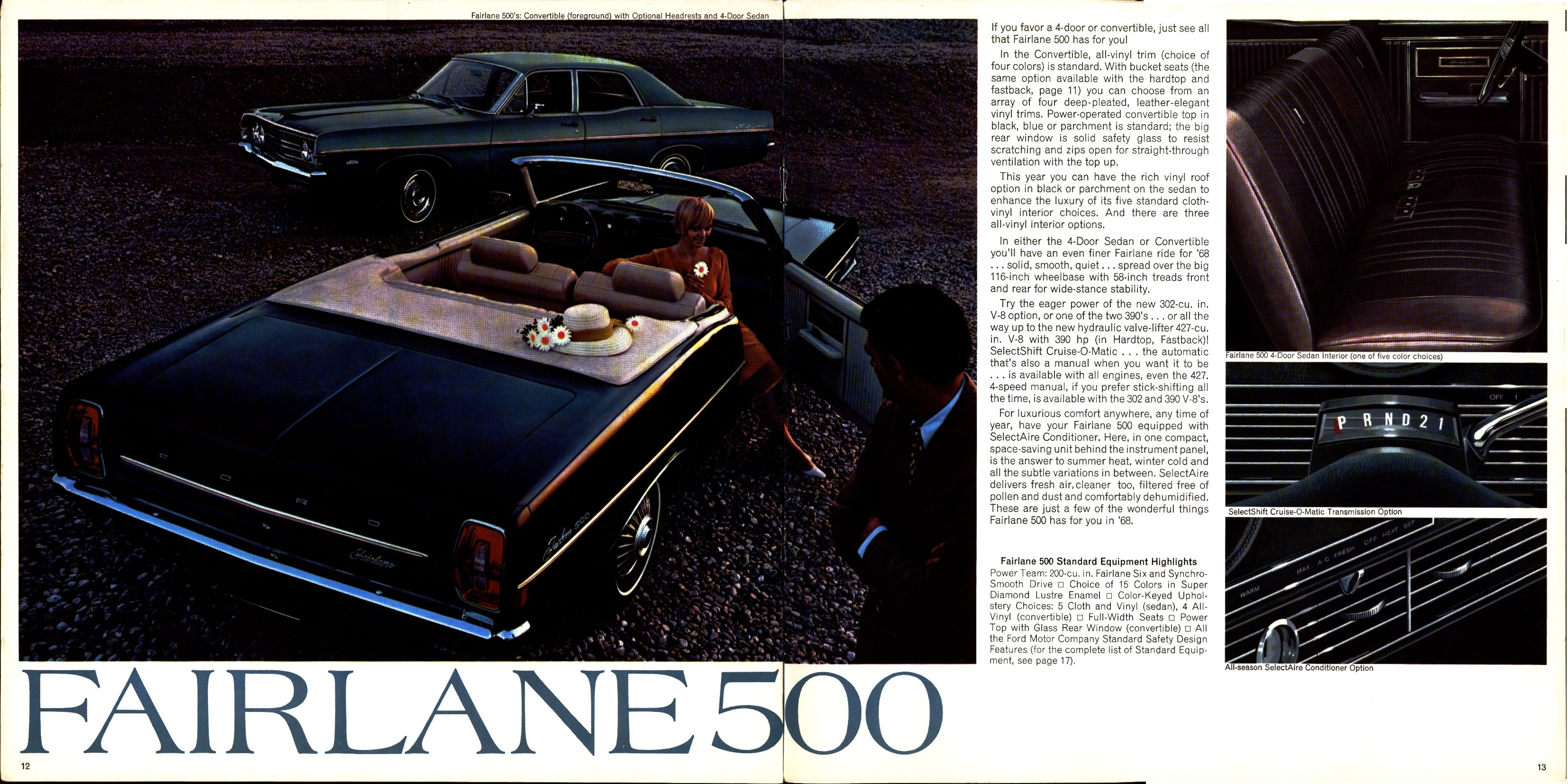 1968 Ford Torino and Fairlane Brochure Canada 12-13