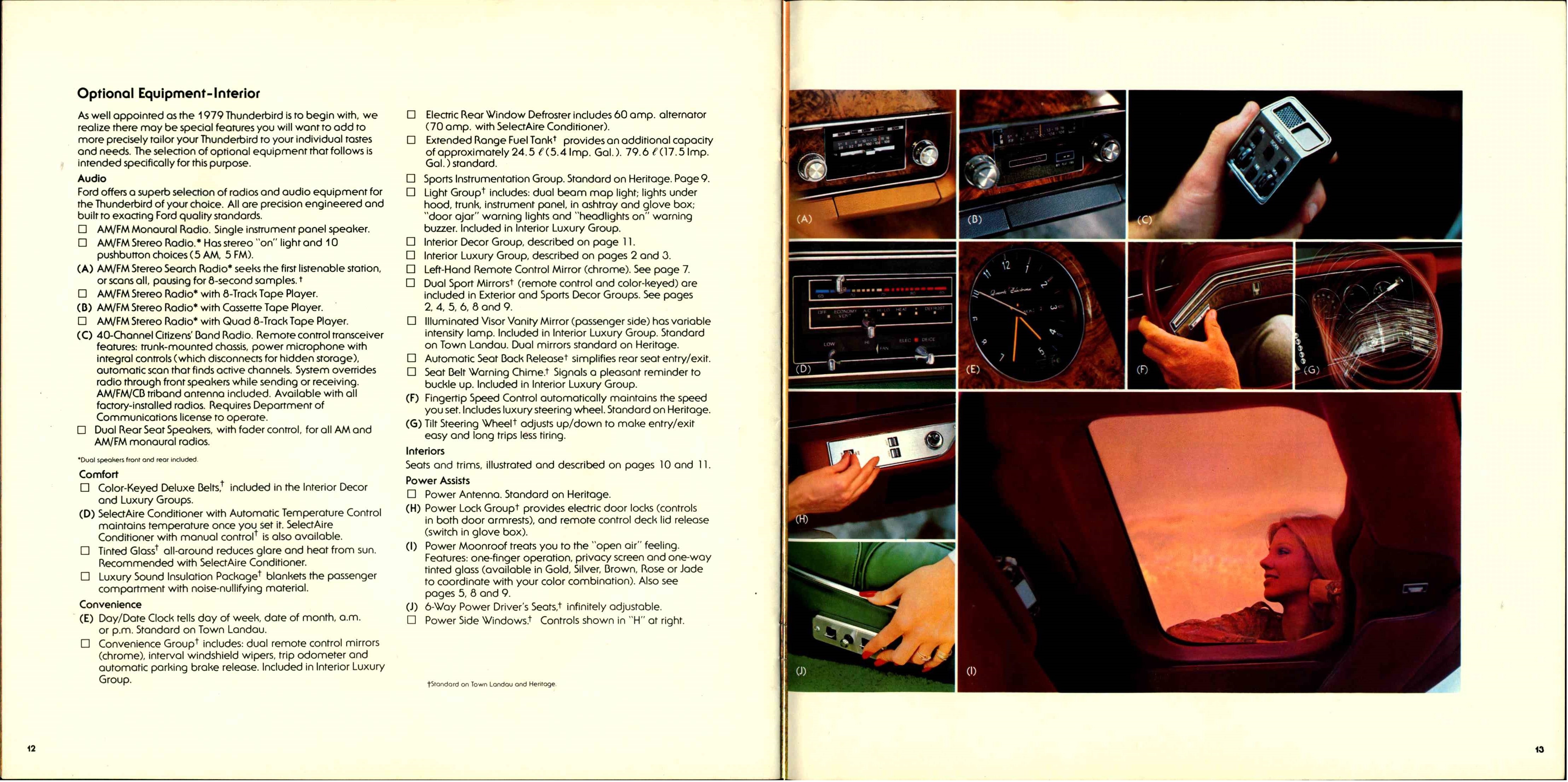 1979 Ford Thunderbird Brochure  Canada_12-13