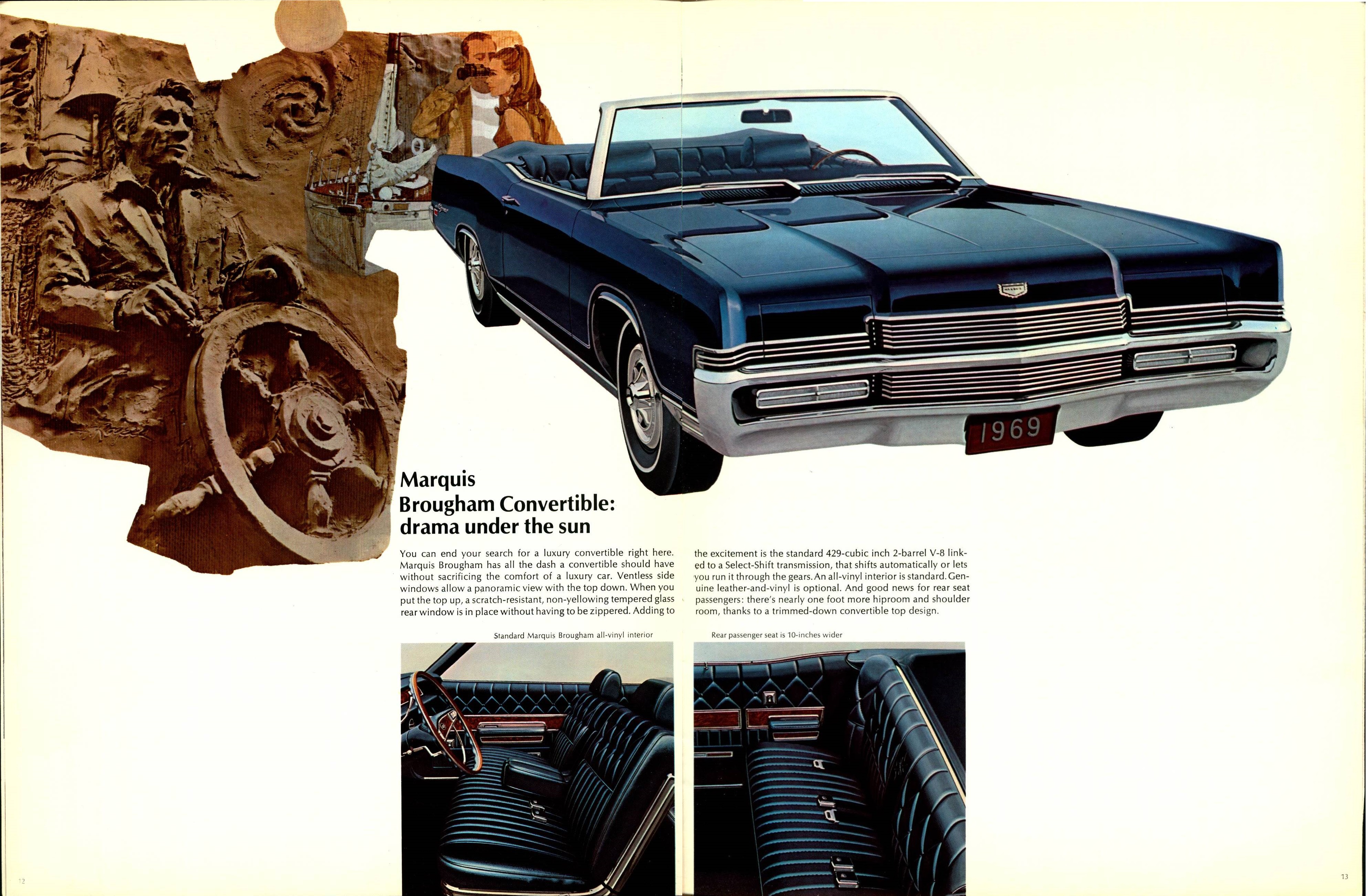 1969 Mercury Marquis & Marauder  Brochure (Cdn) 12-13
