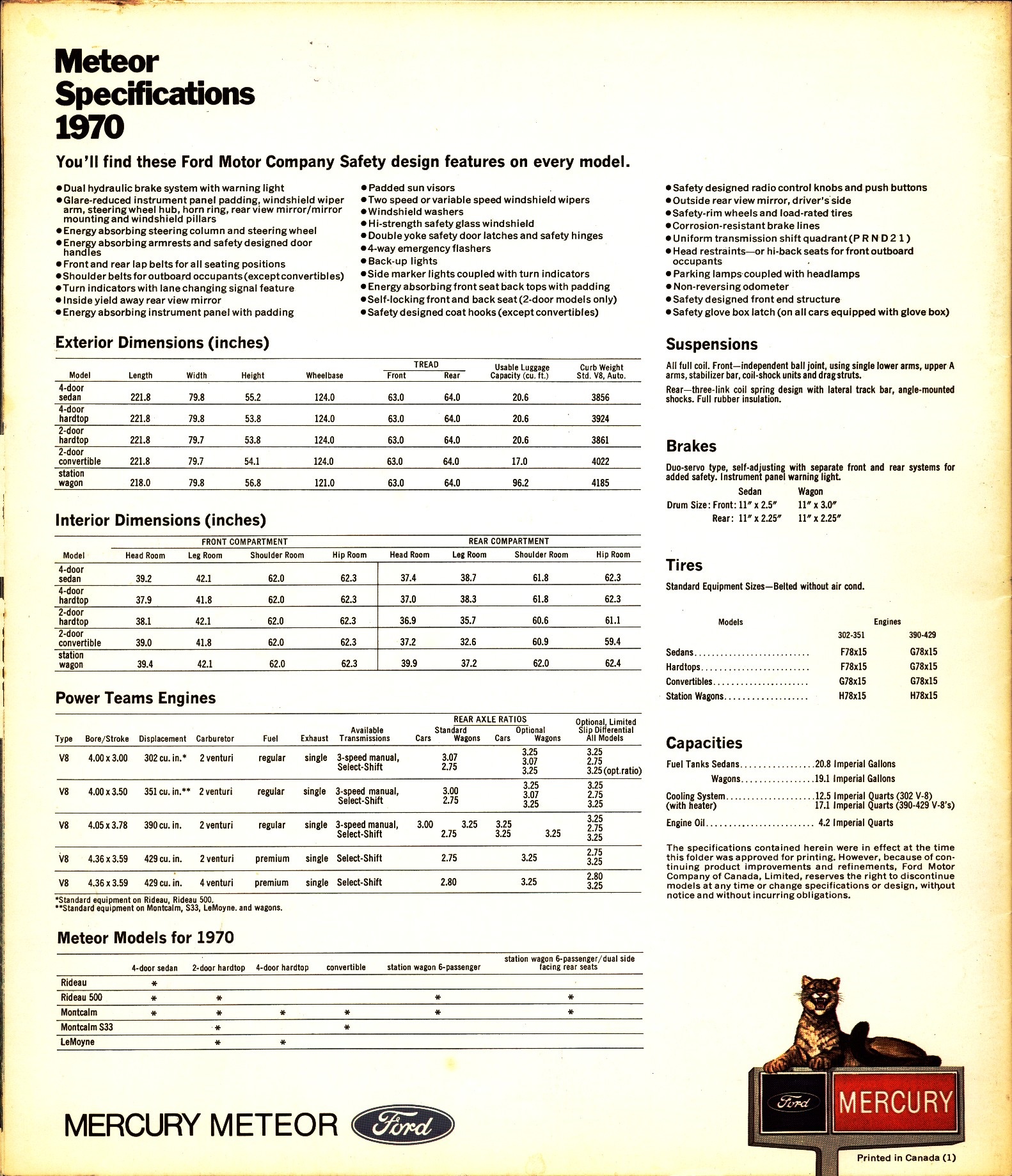 1970 Mercury Meteor Brochure Canada-24