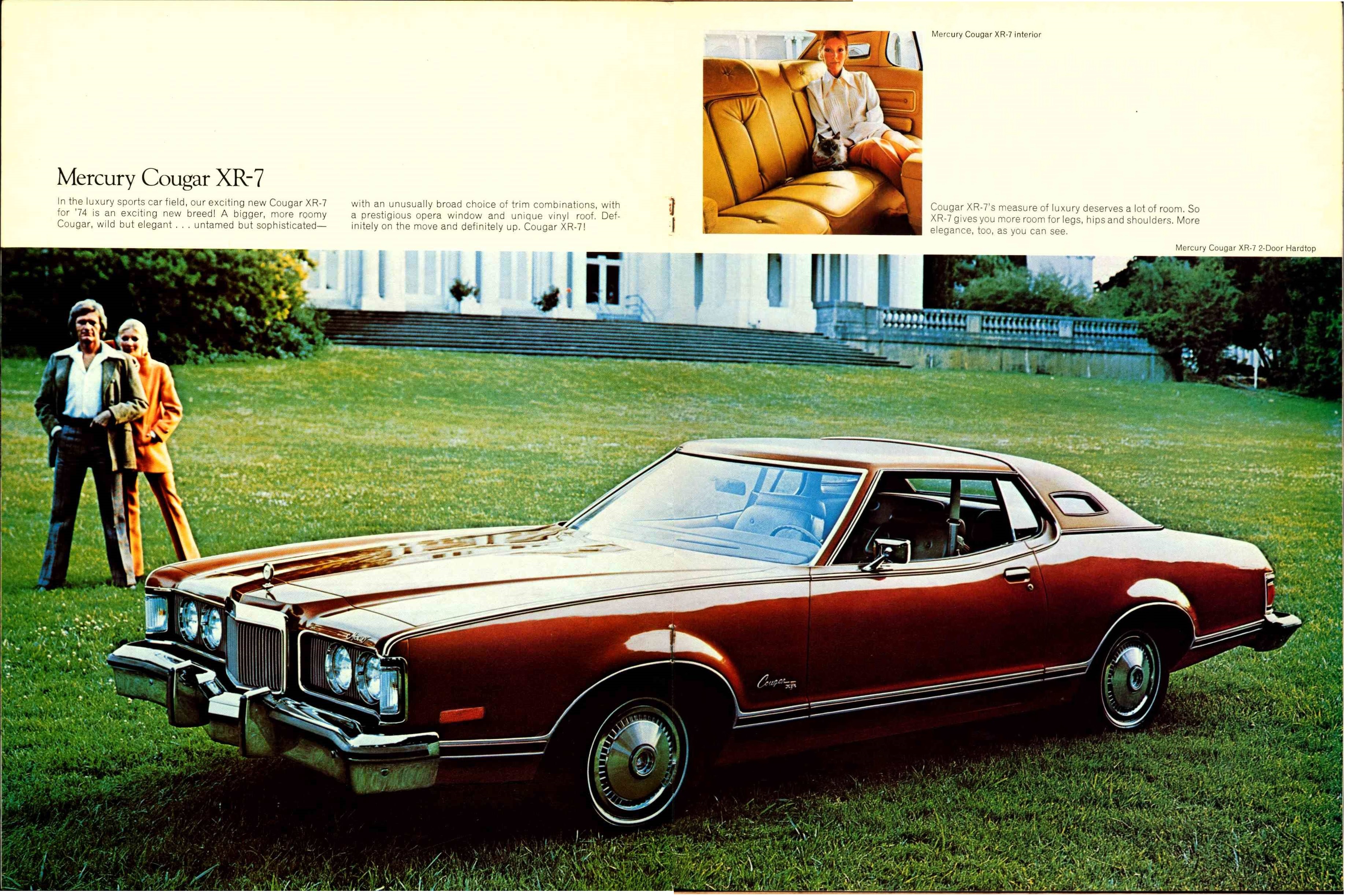 1974 Mercury Cougar XR-7 Brochure Canada 04-05