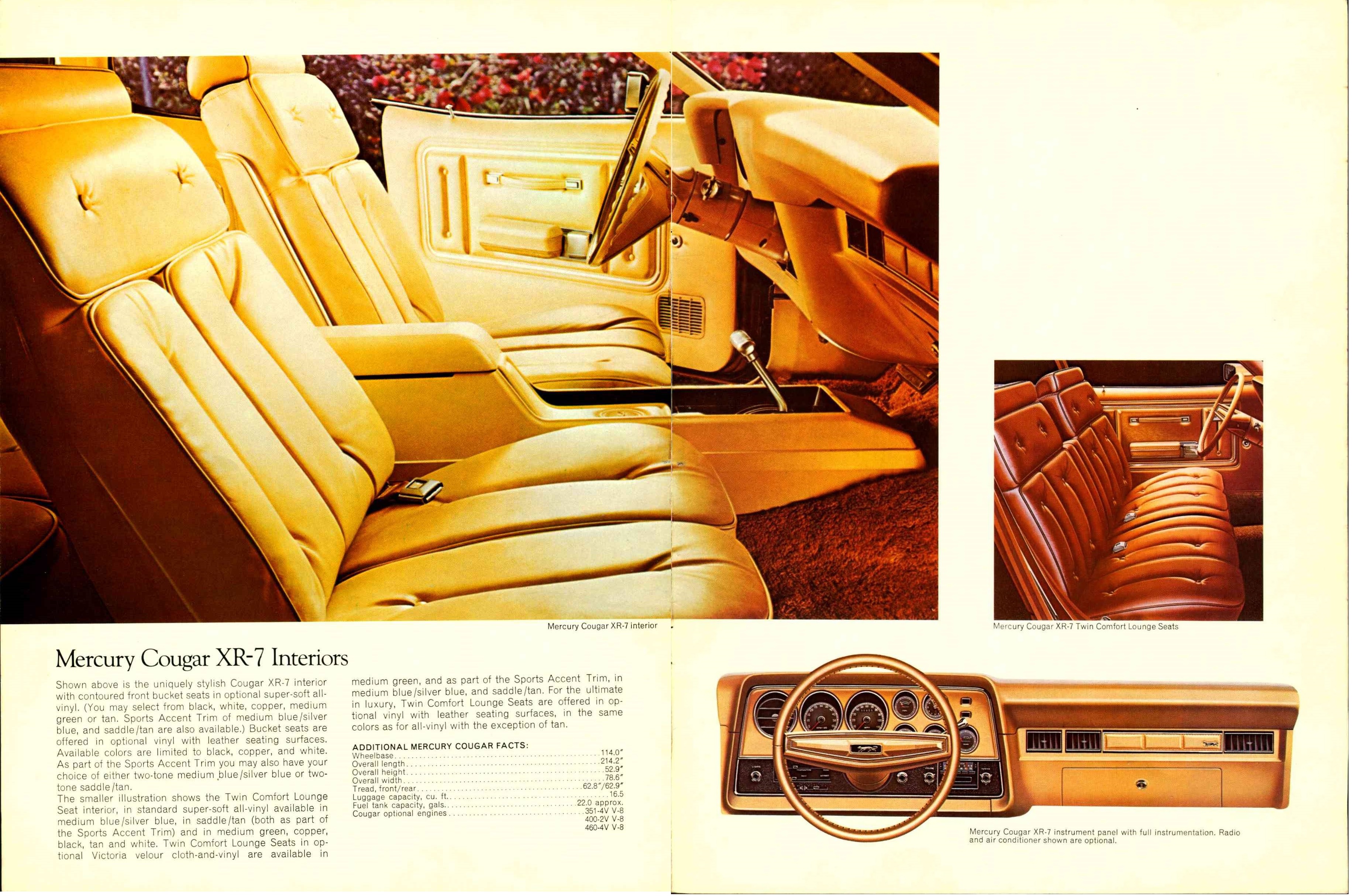 1974 Mercury Cougar XR-7 Brochure Canada 06-07