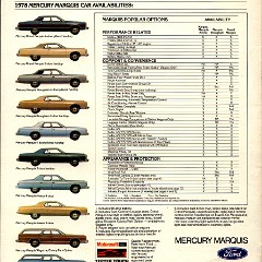 1978 Mercury Marquis Brochure (Cdn) 16