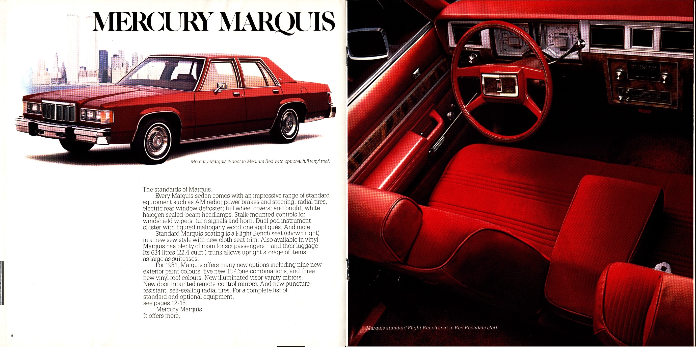 1981 Mercury Marquis Brochure Canada 08-09