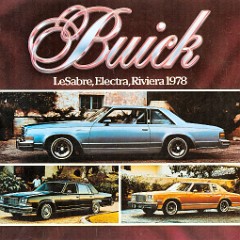 1978 Buick Riviera Electra Century LeSabre Regal FL Deluxe Sales Brochure 