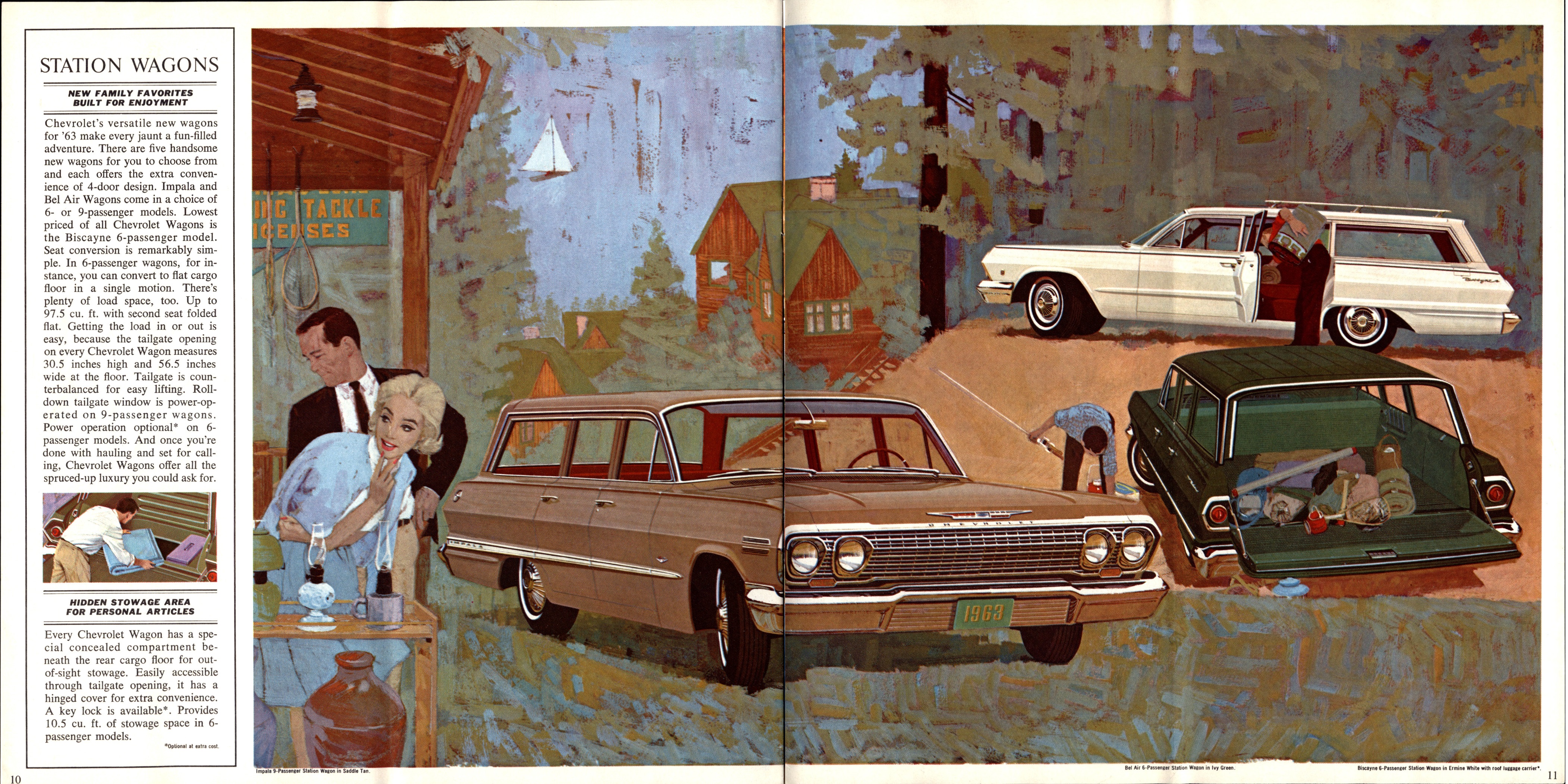 1963 Chevrolet Full Size Brochure Canada 10-11
