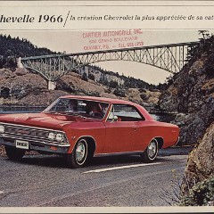 1966 Chevrolet Chevelle Canada French Brochure 01