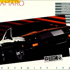 1986 Chevrolet Camaro Brochure Canada 01