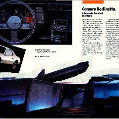 1986 Chevrolet Camaro Brochure Canada 02-03-04