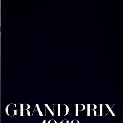 1969 Pontiac Grand Prix Brochure Canada 01