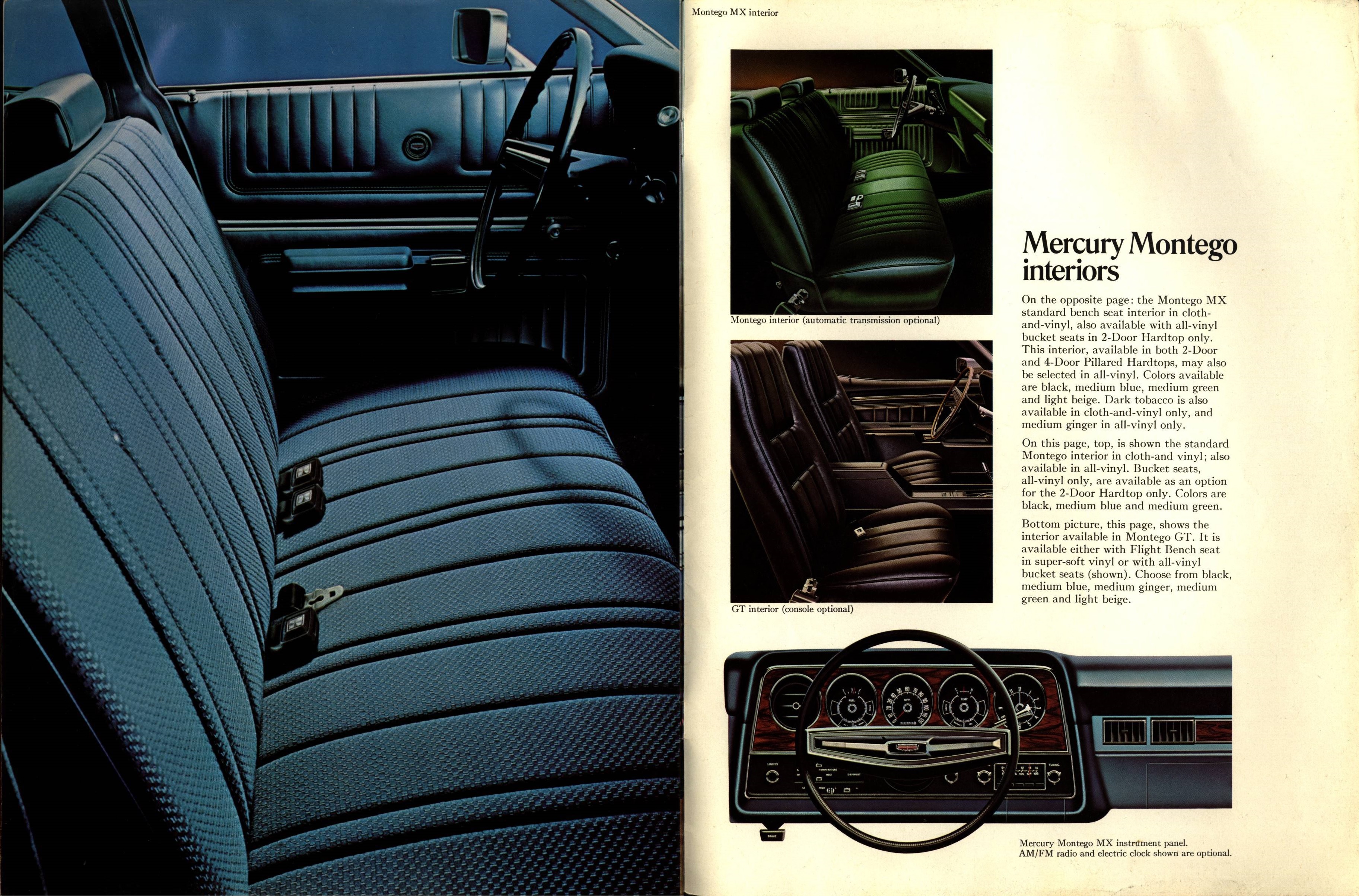 1973 Mercury Montego Brochure Canada 14-15