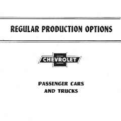 1951-Chevrolet-Production-Options-Sheets