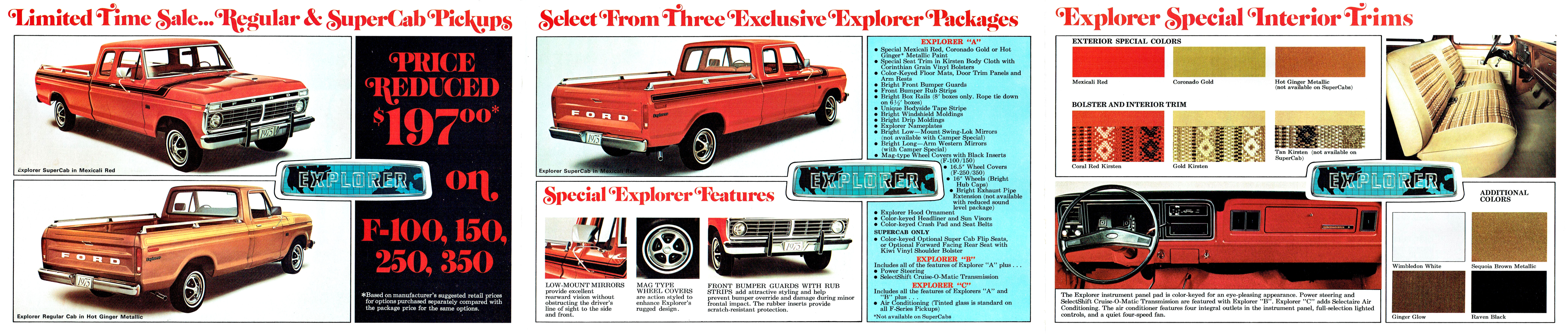 1975 Ford Explorer Pickup Mailer-Side B