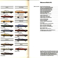 1973 Buick Full Line Prestige Brochure 00a-01