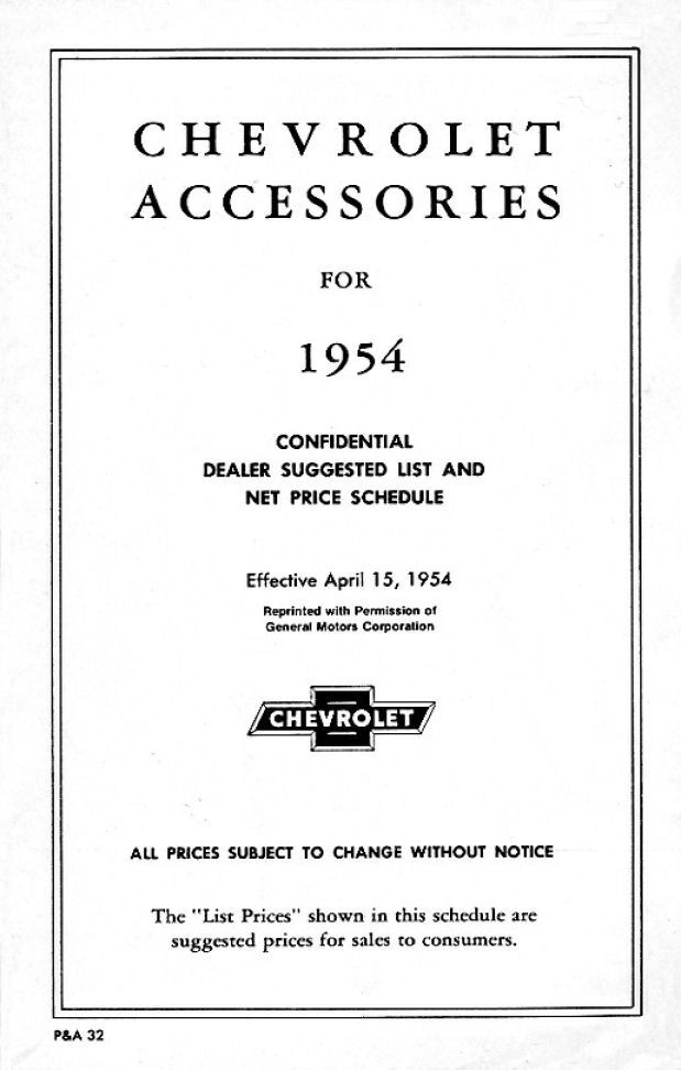 1954_Chevrolet_Accessory_Prices-00