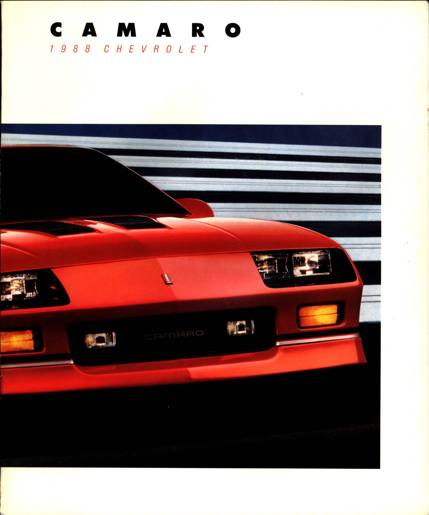 1988 Chevrolet Camaro Brochure 00
