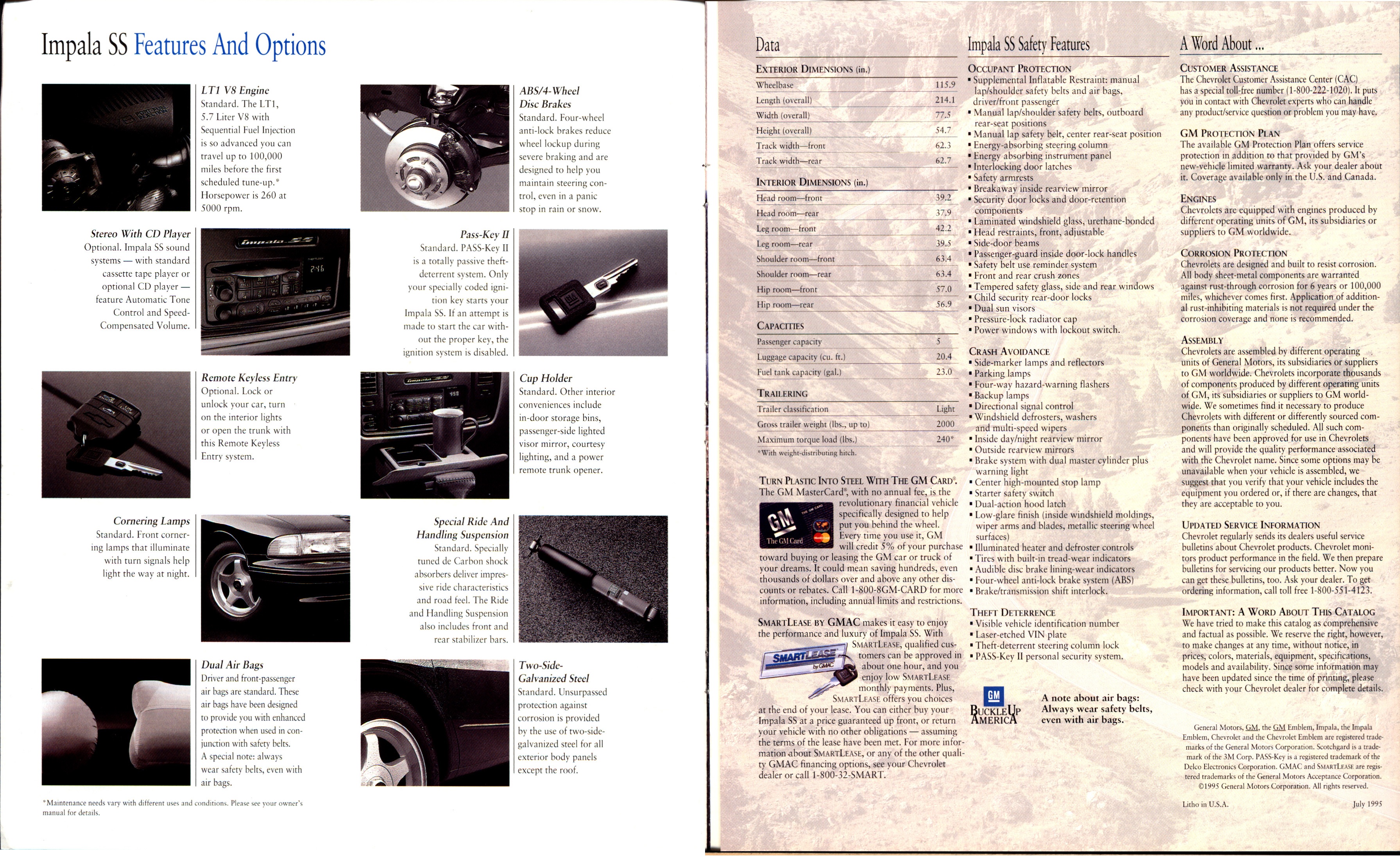 1996 Chevrolet Impala SS Brochure 06-09