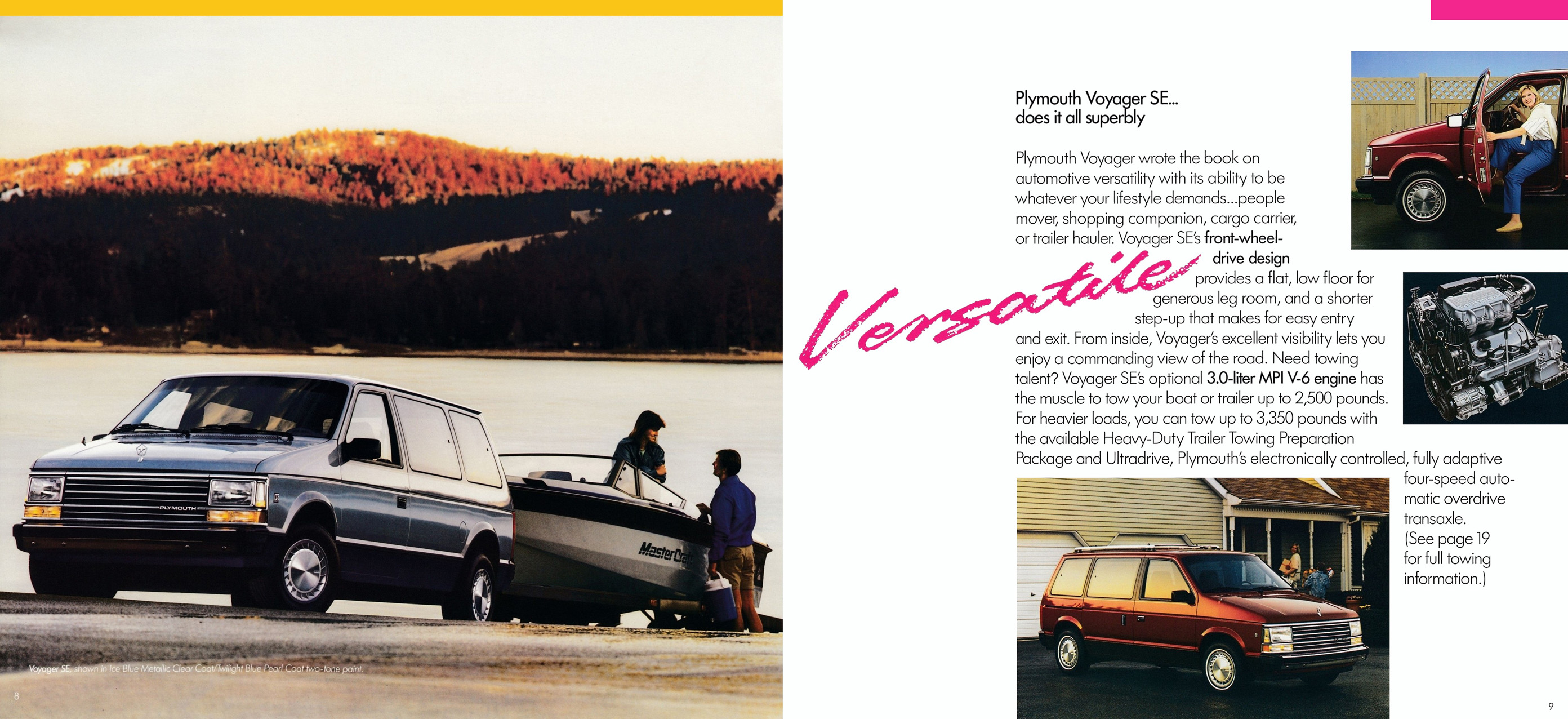 1990 Plymouth Voyager Brochure 08-09