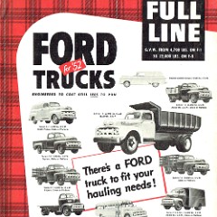 1952 Ford Trucks Full Line Folder