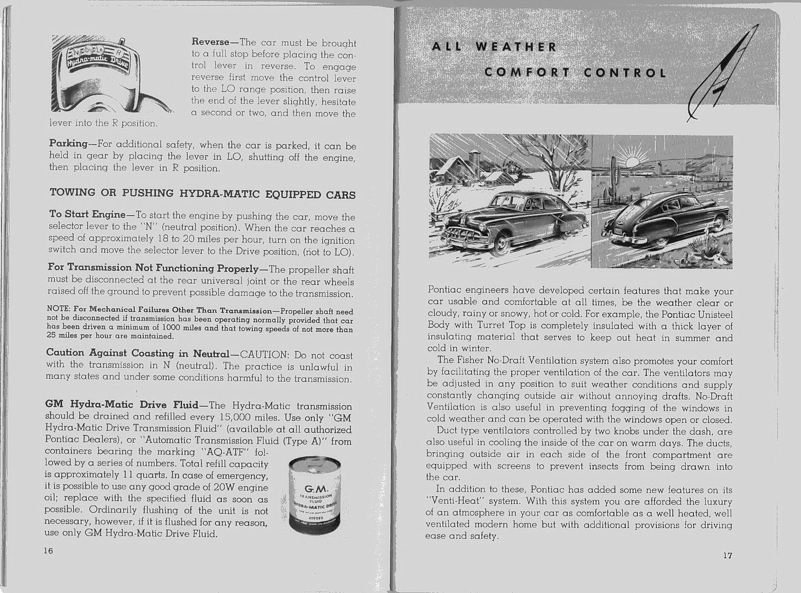 1950_Pontiac_owner_s_manual_-_Pg_16_-_17