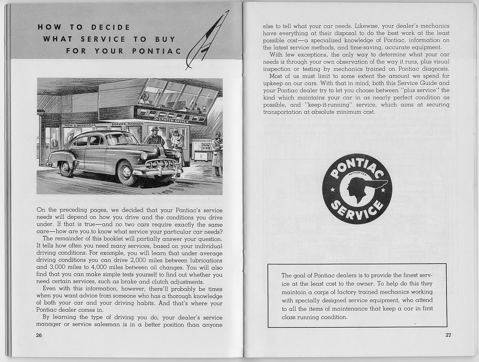 1950_Pontiac_owner_s_manual_-_Pg_26_-_27