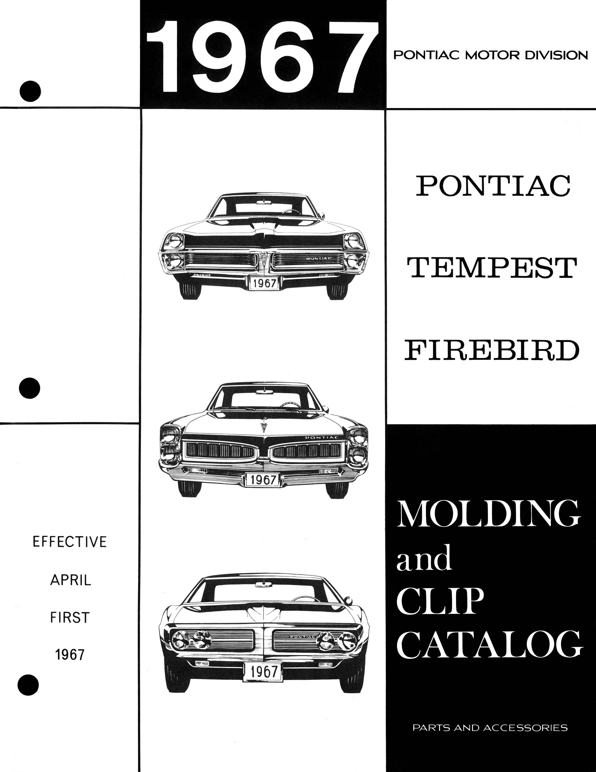 1967 Pontiac Molding and Clip Catalog-00