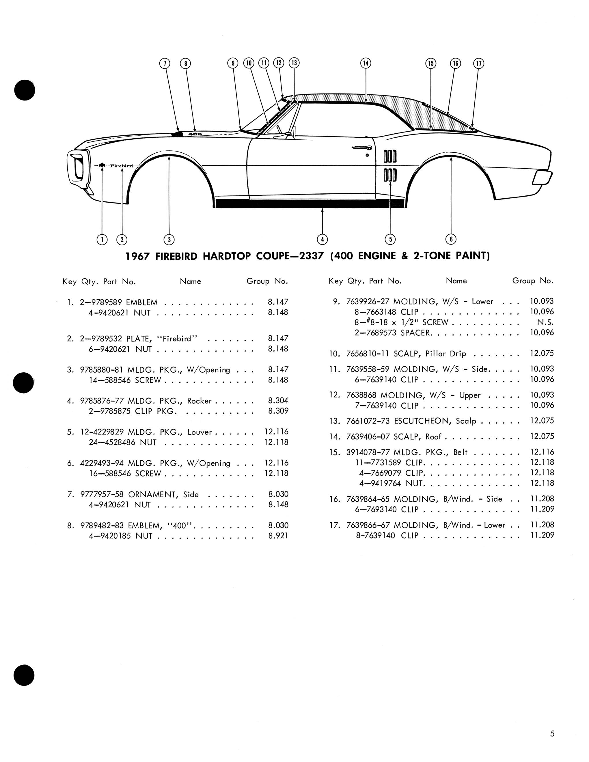 1967 Pontiac Molding and Clip Catalog-05