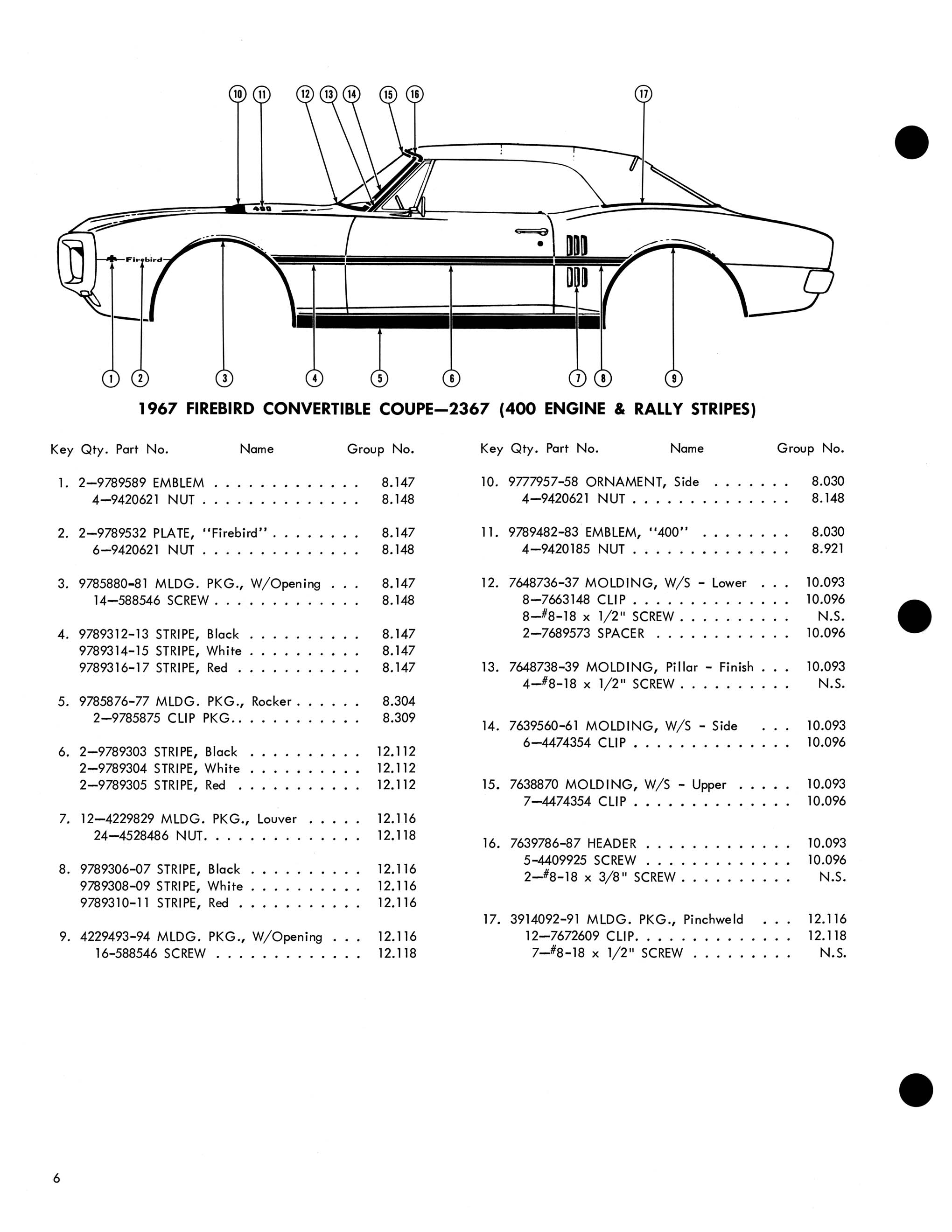 1967 Pontiac Molding and Clip Catalog-06