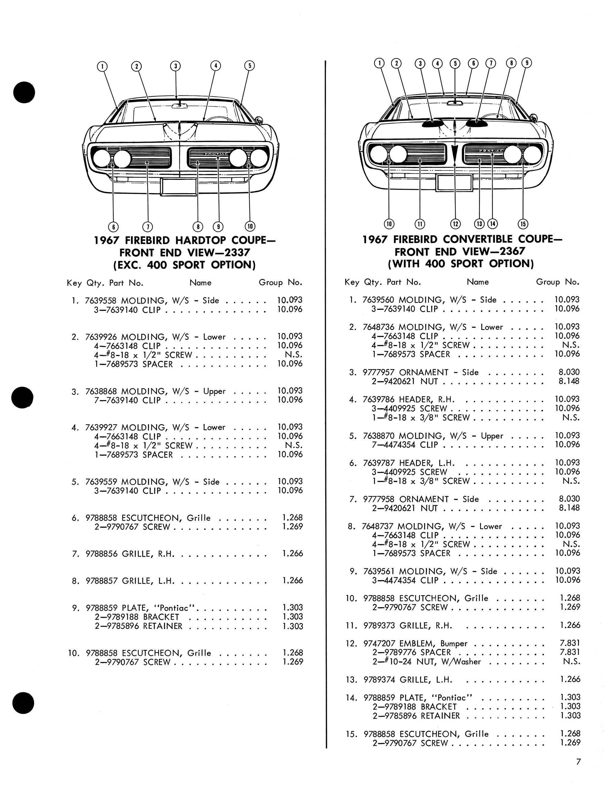 1967 Pontiac Molding and Clip Catalog-07