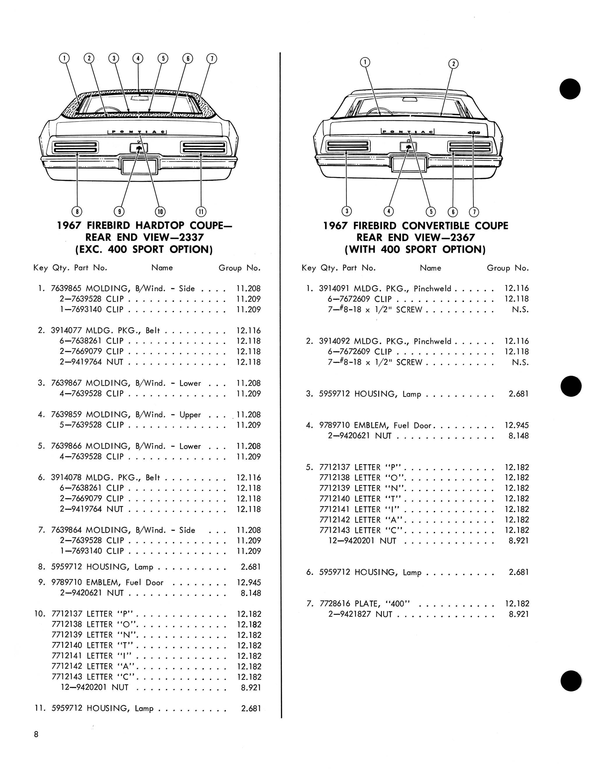 1967 Pontiac Molding and Clip Catalog-08