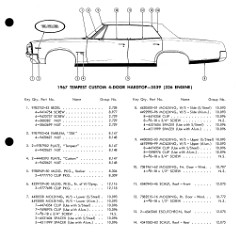 1967 Pontiac Molding and Clip Catalog-15