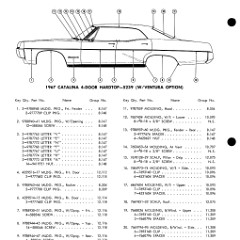 1967 Pontiac Molding and Clip Catalog-32
