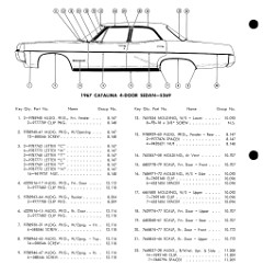 1967 Pontiac Molding and Clip Catalog-34