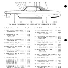 1967 Pontiac Molding and Clip Catalog-44