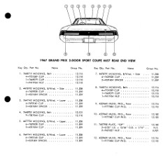 1967 Pontiac Molding and Clip Catalog-51