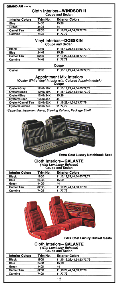 1979 Pontiac Colors & Interiors-12