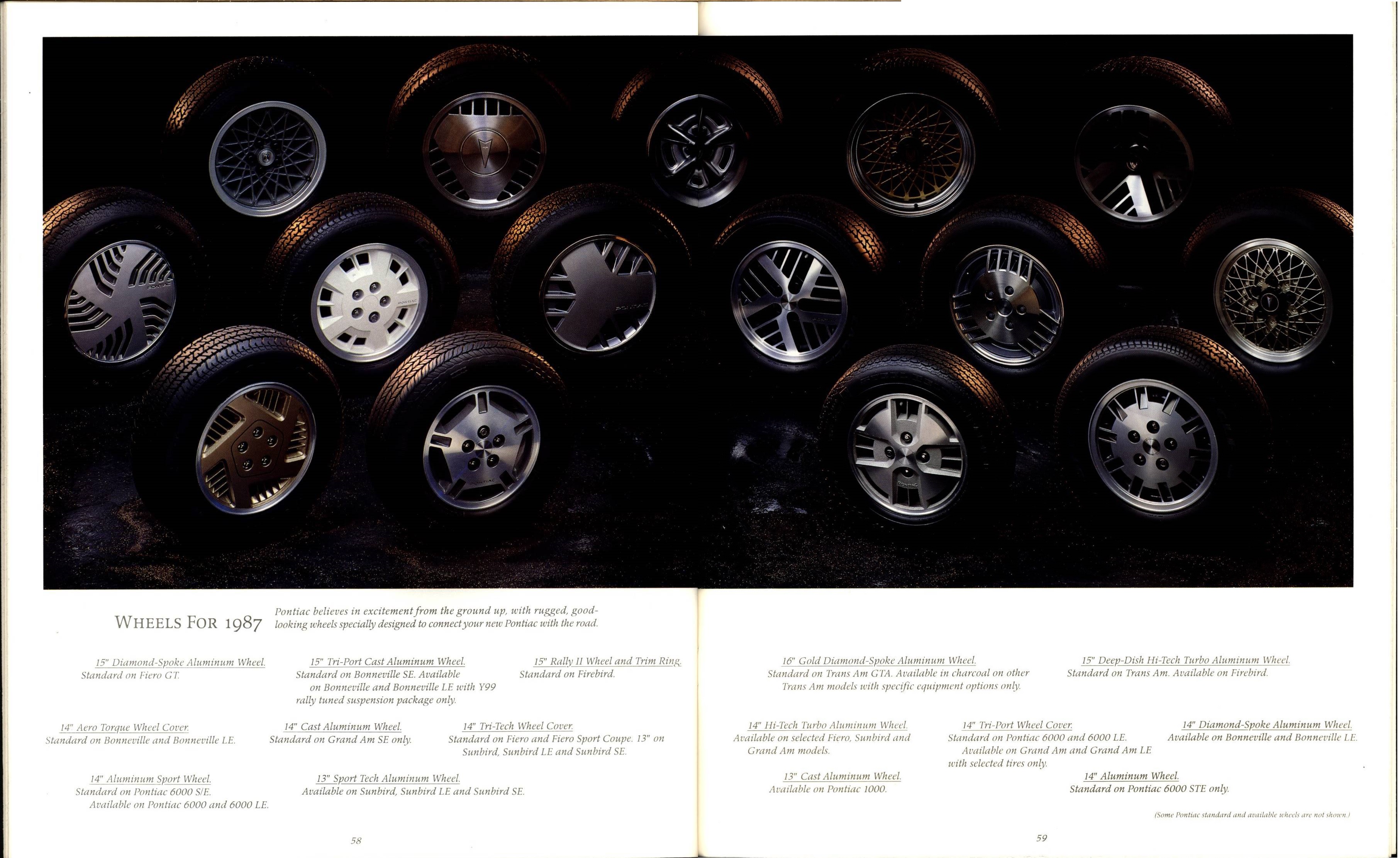 1987 Pontiac Full Line Prestige Brochure 58-59