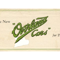 1910 Overland Catalogue