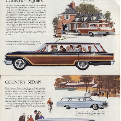 1961 Ford Full Size Brochure Canada 12-13