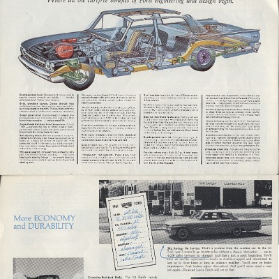 1961 Ford Full Size Brochure Canada 16-17