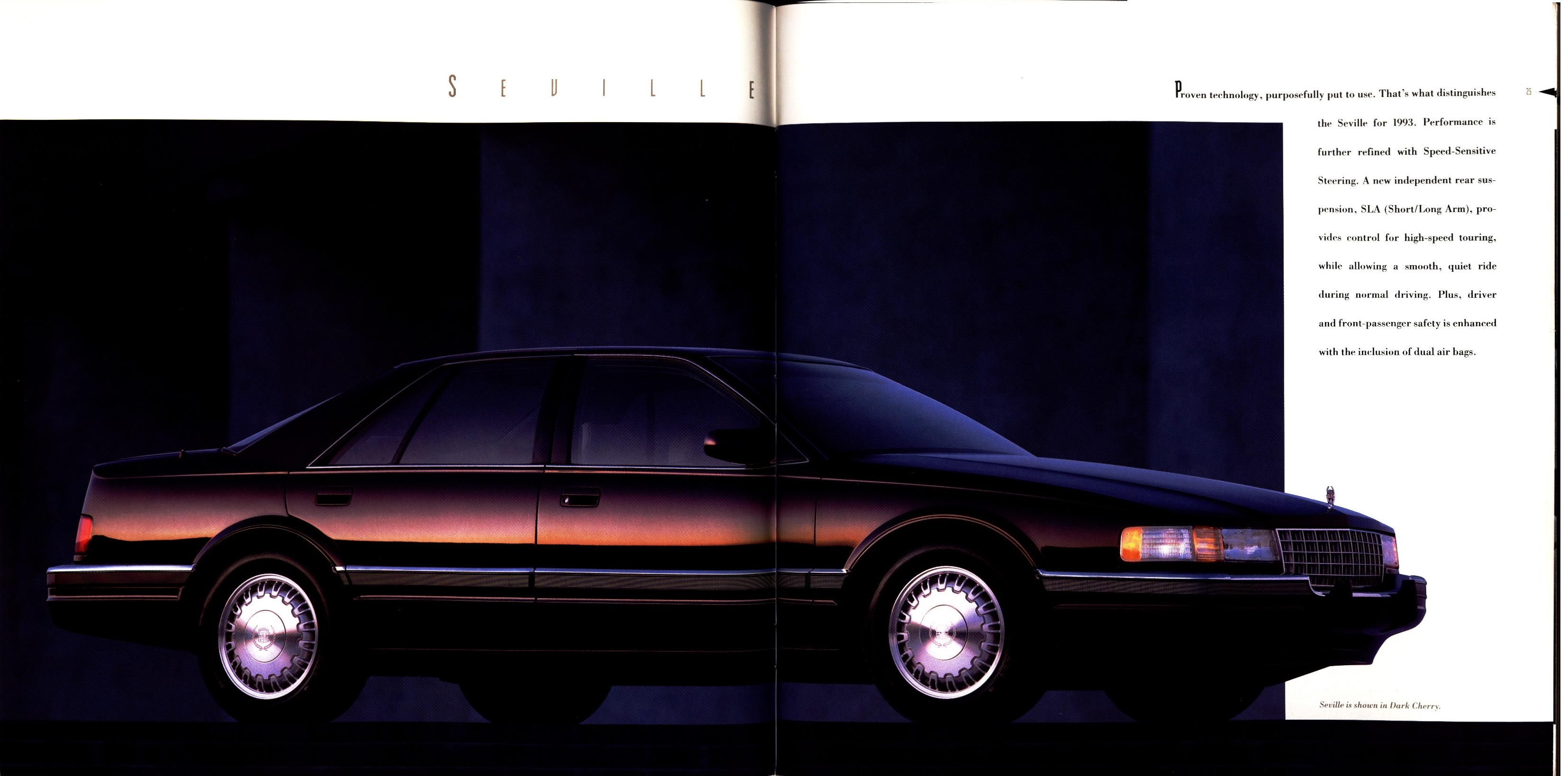 1993 Cadillac Full Line Prestige Brochure 24-25