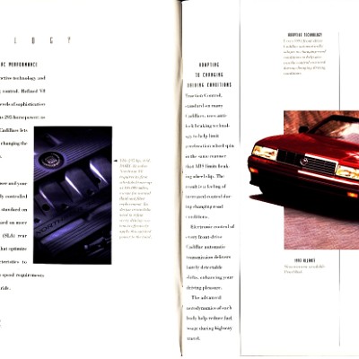1993 Cadillac Full Line Prestige Brochure 02a-03