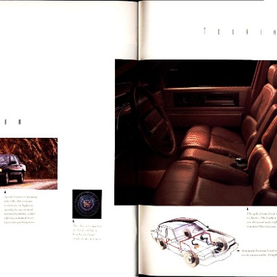 1993 Cadillac Full Line Prestige Brochure 68-69