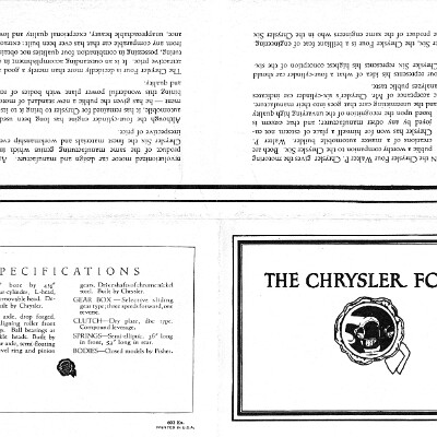 1925 Chrysler Four Folder 1925 Chrysler Four Folder
