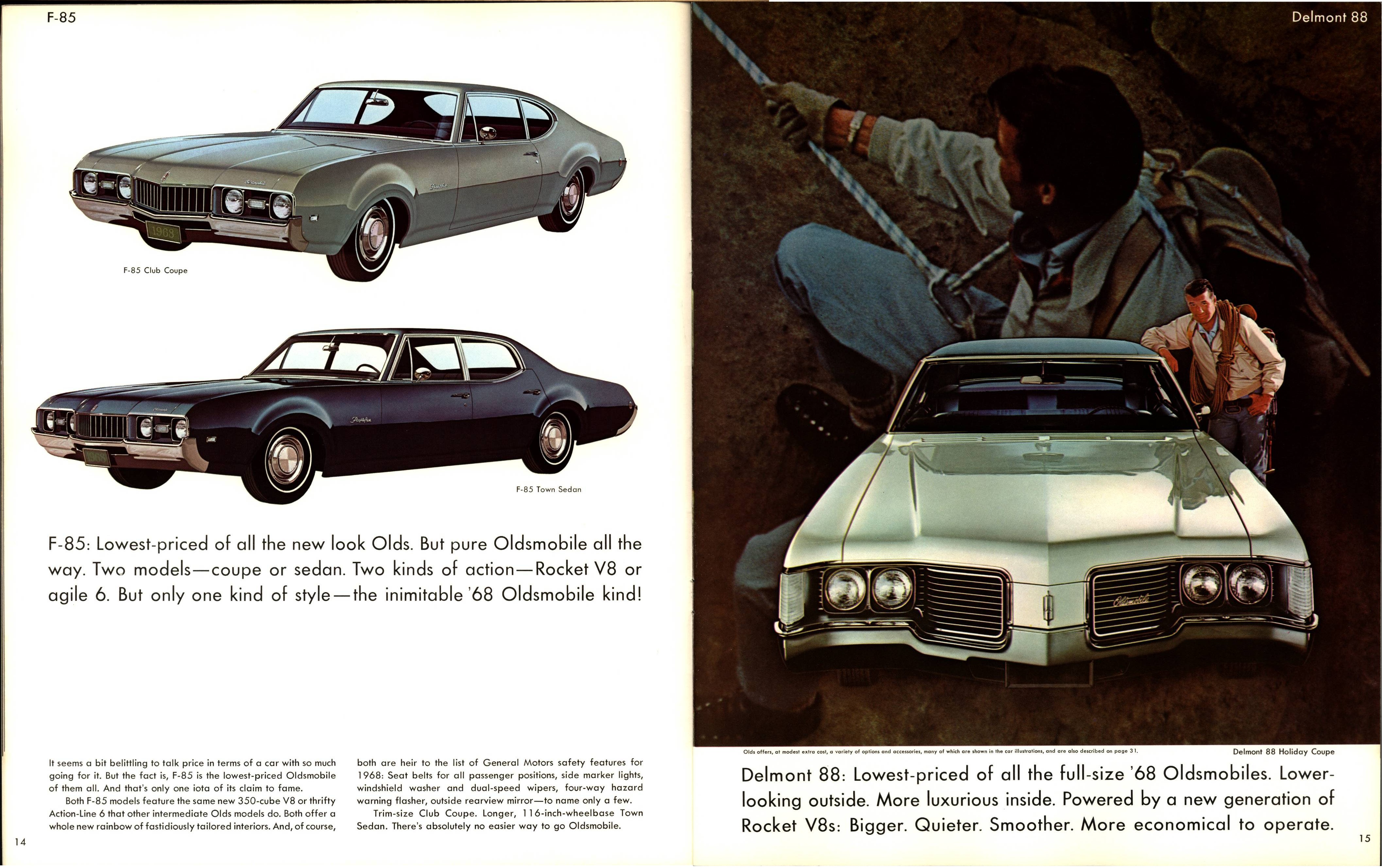 1968 Oldsmobile Full Line Brochure (Cdn) 14-15