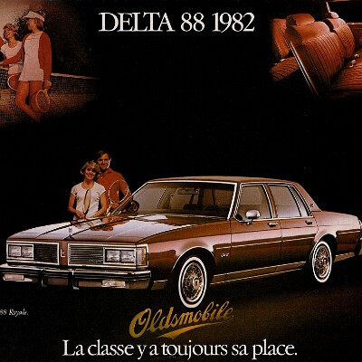 1982 Oldsmobile Delta 88 - Canada French 1982 Oldsmobile Delta 88 - Canada French