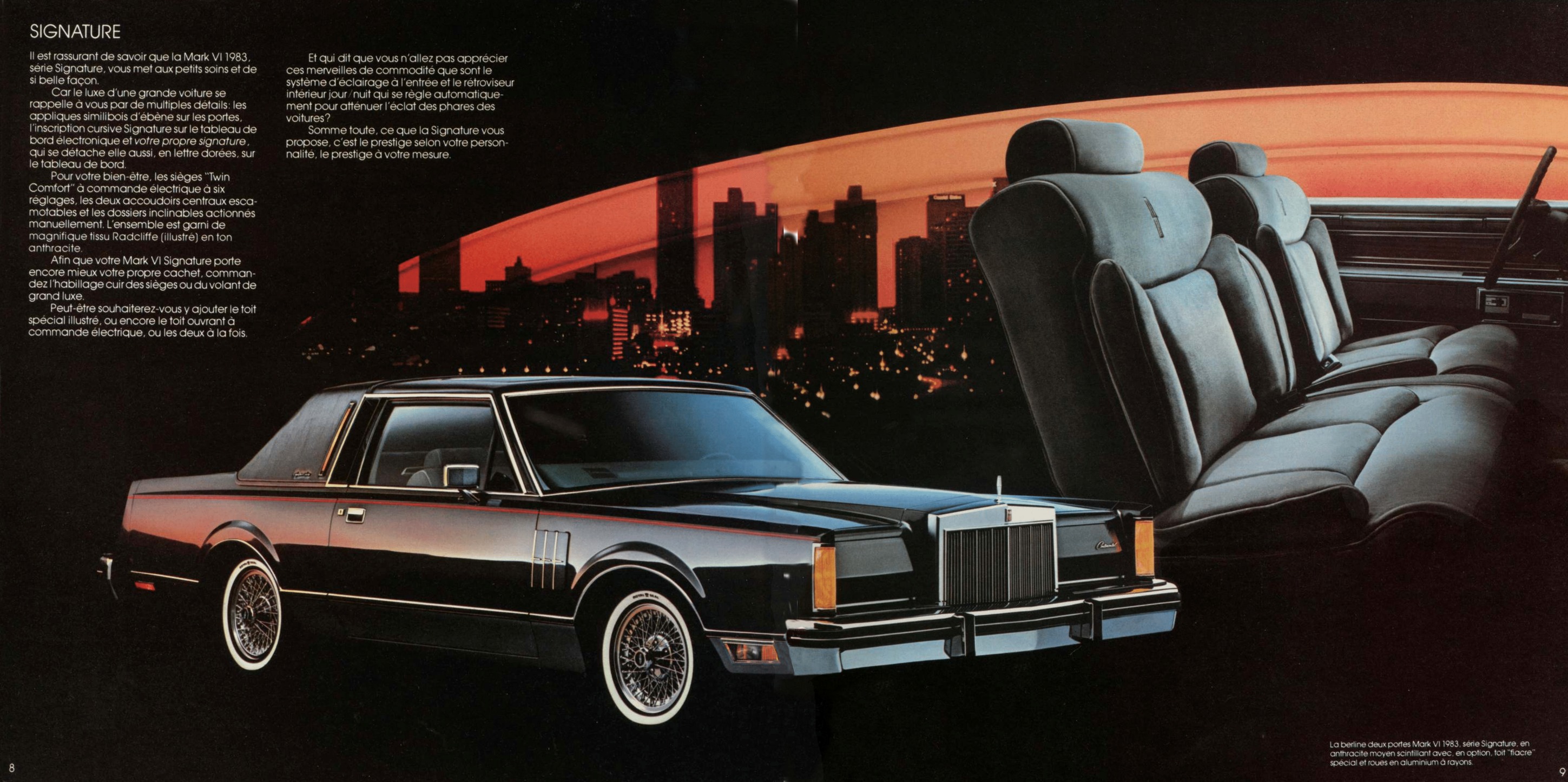 1983 Lincoln & Mark VI Brochure (Cdn-Fr) 08-09